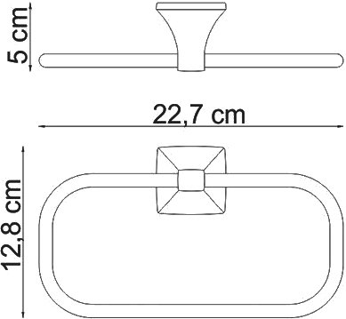 Полотенцедержатель WasserKRAFT Wern K-2560 