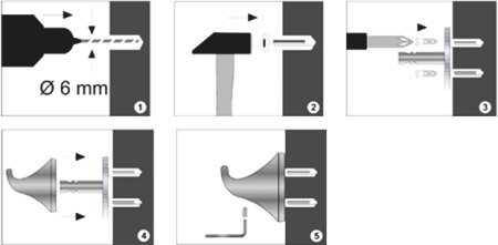 Полотенцедержатель WasserKRAFT Wern K-2560 