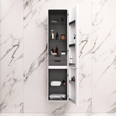 Шкаф пенал AM.PM Sensation 40 R M30CHR0406WG подвесной Белый глянцевый 