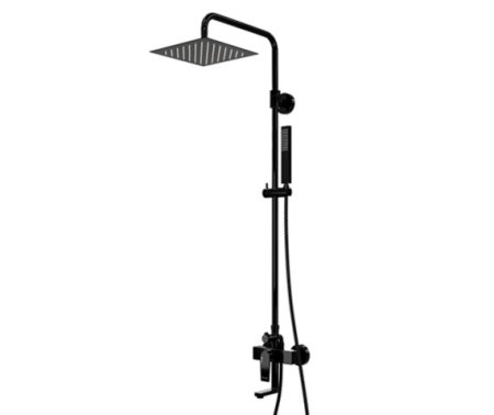 Душевая стойка WasserKRAFT Glan A16701 черный глянец 
