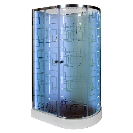 Душевая кабина Deto ЕМ1511 L N LED 