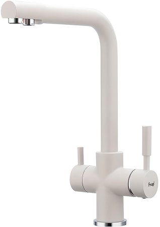 Смеситель для кухни Frap H52 F4352-24 Молочный 