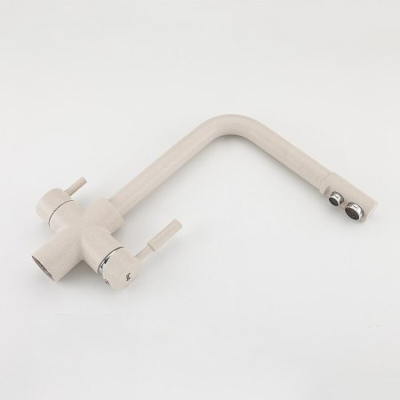 Смеситель для кухни Frap H52 F4352-24 Молочный 