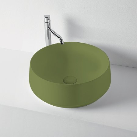 Раковина-чаша Kerasan F10 43 460411 Зеленая матовая 