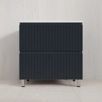Тумба Style Line Марокко 80 напольная, с раковиной  LINE 800*480, графит