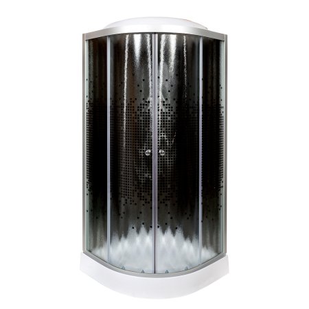 Душевая кабина Deto L 809 с гидромассажем и электрикой BLACK 