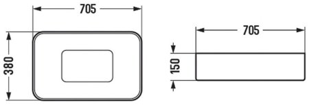 Раковина-чаша Vincea 71 VBS-50470 Белая 