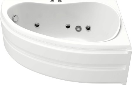 Акриловая ванна Bas Алегра 150x90 см R с гидромассажем 