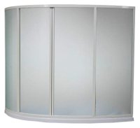 Шторка на ванну Bas Сагра 4 ств., стекло