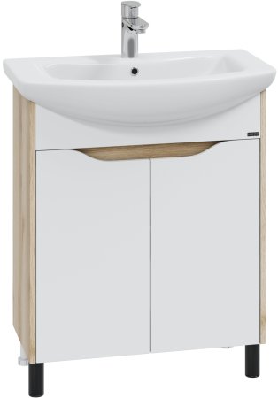 Тумба Санта Сатурн 70 дуб австрийский с умывальником Балтика 70 