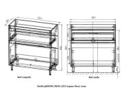 Тумба напольная "Даллас ЛЕОН 120", Люкс серая, PLUS Тумба напольная "Даллас ЛЕОН 120", Люкс серая, PLUS