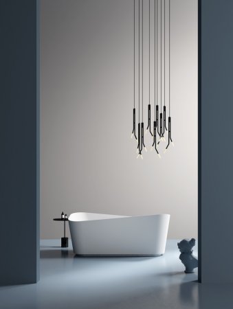 Ванна из искусственного камня ABBER Stein AS9609 белая матовая 