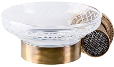 Мыльница Boheme Royal Cristal 10923-BR Бронза 