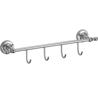 Планка с 4-мя крючками GANZER GZ31074 CHROME
