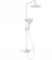 Душевая система AQUAme AQM8002W Белая матовая