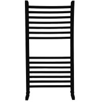 Полотенцесушитель водяной Ника Modern ЛМ-2 80/50 с вентилями черный RAL9005