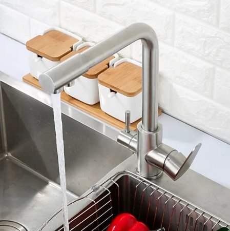 Смеситель для кухни Frap F4348 Сатин 