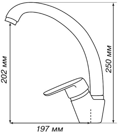 Смеситель для кухни Aquaton Нимо 1AX002FCXX220 Песочный 