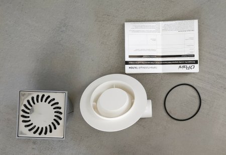 Душевой трап Paini 425XL с решеткой Хром 