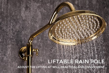 Душевая система Gappo G89-6 G2489-6 Золото 