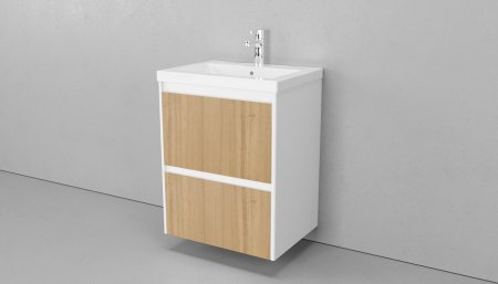 Тумба подвесная Velvex Klaufs 70.2Y белый дерево 