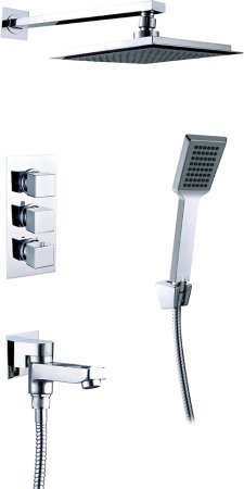 Душевой комплект Timo Tetra-thermo SX-0199/00SM с внутренней частью, хром 