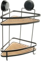 Полка металличеcкая угловая FIXSEN MAGIC  FX-920B-2, черный