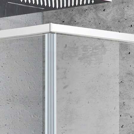 Душевой уголок Vincea Slim 90х90 VSS-2SL900CLB профиль Черный матовый стекло прозрачное 