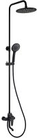 Душевая система Olive's Barros 22511-1BRB Черная матовая