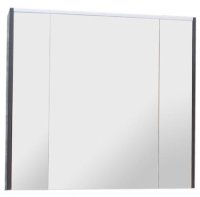 Зеркальный шкаф Roca Ronda 80 ZRU9302970 с подсветкой Белый глянец Антрацит