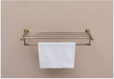 Полка Aquanet 3862 с полотенцедержателем 