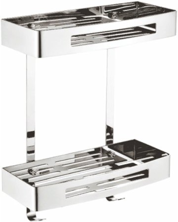 Полка корзина Azario AZ-170-2 Хром 