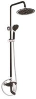 Душевая система Shevanik S9836H, черный/хром