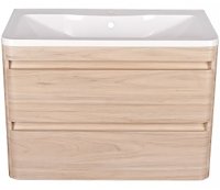 Тумба под раковину Style Line Атлантика 100 Люкс Plus ЛС-00000686 подвесная Ясень перламутр Тумба под раковину Style Line Атлантика 100 Люкс Plus ЛС-00000686 подвесная Ясень перламутр