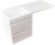 Тумба под раковину Style Line Даллас Люкс Plus 110 СС-00002350 подвесная Белая 
