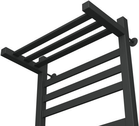 Полотенцесушитель электрический с полочкой (лесенка) Маргроид B81 M0064, 50x80 см 