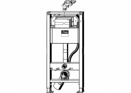 Система инсталляции для унитазов Viega Prevista Dry 8524.12 