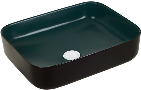 Раковина-чаша WeltWasser Elbach M2195 BDG 50 10000005750 Черная Темно-зеленая 