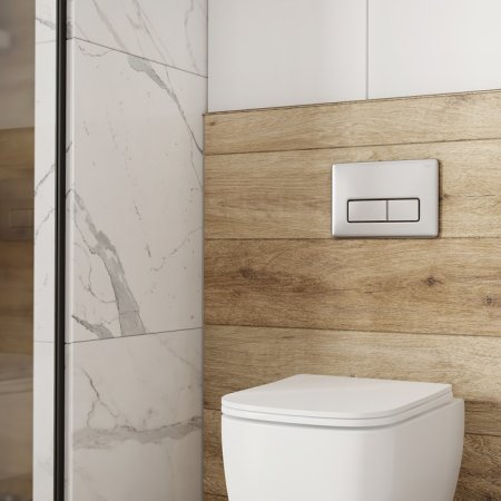 Кнопка смыва IDDIS Unifix UNI80M0i77 хром матовый 