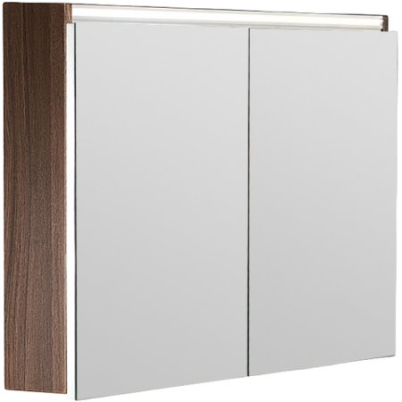 Зеркальный шкаф Boheme Armadi Art Vallessi 100 546-D с подсветкой Dark oak 