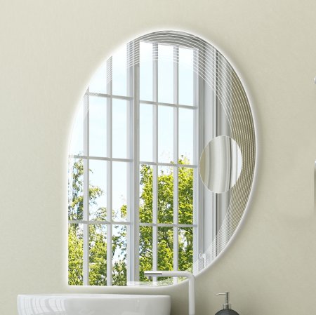 Зеркало Cezares 45012 c LED-подсветкой 90х90 