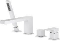 Смеситель на борт ванны TIMO Selene 2130/16Y, белый