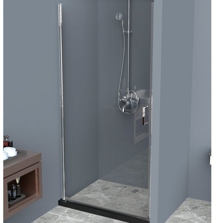 Душевая дверь BelBagno Uno 100 UNO-B-1-100-C-Cr профиль Хром стекло прозрачное 