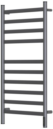 Полотенцесушитель электрический Point Селена PN16850GR П10 500x1000, диммер справа, графит премиум 