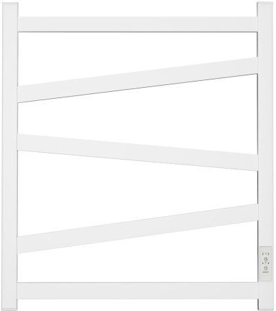 Полотенцесушитель электрический Point Феникс PN15856W П5 500x600, диммер справа, белый 