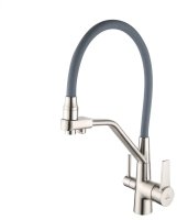 Смеситель для кухни Rose R558L, сатин Смеситель для кухни Rose R558L, сатин