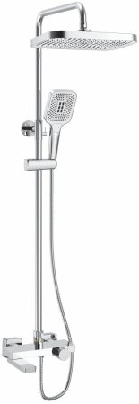 Душевая система с термостатом Rose R1896, хром 