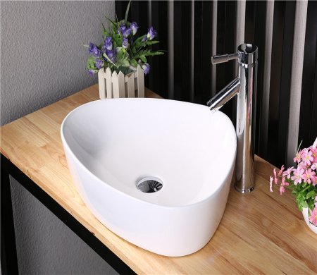 Раковина CeramaLux 9386 накладная 