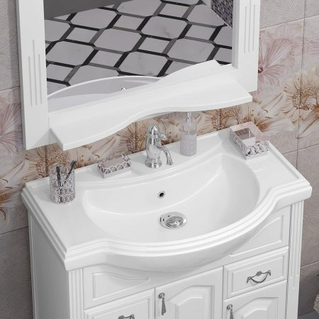 Тумба под раковину Opadiris Риспекто 80 00-00006024 Белая матовая 