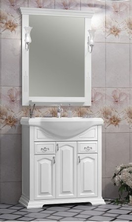 Тумба под раковину Opadiris Риспекто 80 00-00006024 Белая матовая 